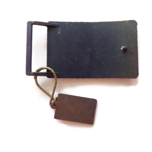 Brass Eagle Belt Buckle and Key Ring Holder 0719 - Picture 6 of 6